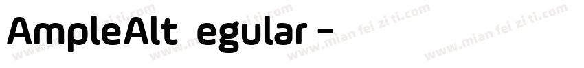 AmpleAlt Regular2字体转换